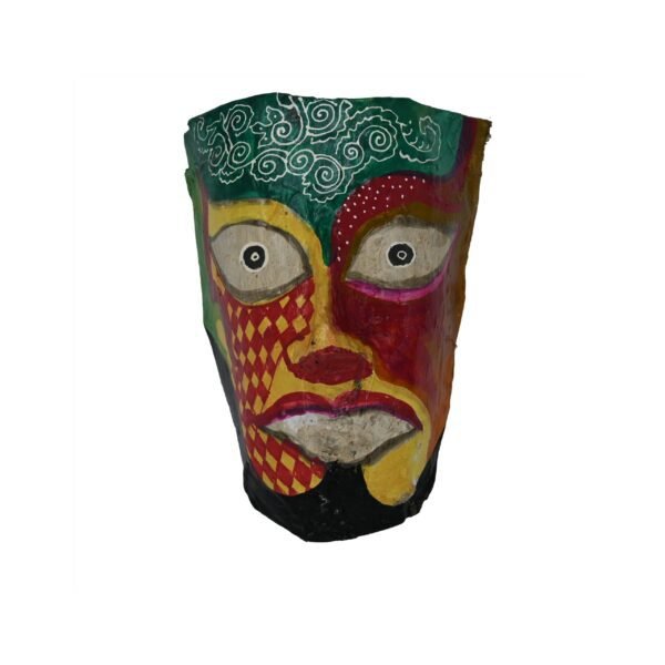 Mask 4 (Green Top Swirl)