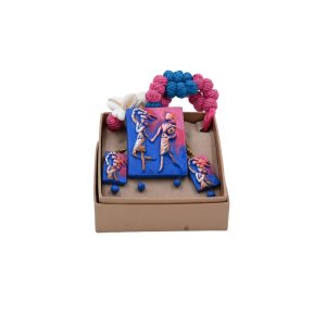 2 Friends Cowrie Set (Blue)