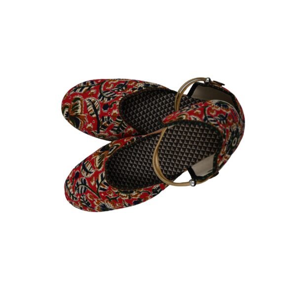 Kalamkari Balerina Shoe with Belt (Kids)
