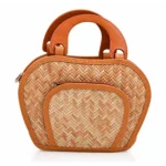 Bamboo Bag Big Apple for Women Stylish Woven Handbag