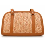 Bamboo Bag On the Go Pocket for Women Stylish Woven Bag - Image 2