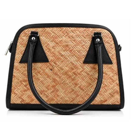 Bamboo Black Fashionable Bag for Women