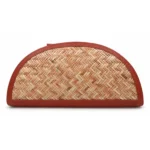 Bamboo Party Bag for Women Stylish Woven Handbag - Image 2