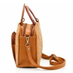 Bamboo Bag Big Apple for Women Stylish Woven Handbag - Image 3