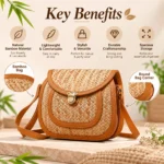 Bamboo Bag Round the Corner for Women Sling Strap - Image 5