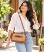 Bamboo Bag Walk and Shop for Women Woven Sling Bag - Image 6