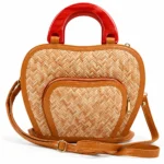 Bamboo Bag Small Apple Handbag for Women