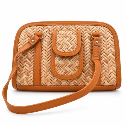 Bamboo Bag On the Go Pocket for Women Stylish Woven Bag