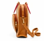 Bamboo Bag Small Apple Handbag for Women - Image 4