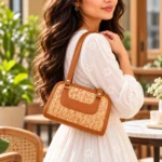 Bamboo Bag On The Go Woven Handbag for Women - Image 5