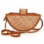 Bamboo Boat Shape Handbag for Women - Image 2