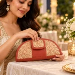 Bamboo Party Bag for Women Stylish Woven Handbag - Image 5