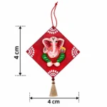 Teracota Hanging Ganesh Ji Decoration | Traditional Indian Religious Wall Art for Home Entrance and Festive Décor - Image 4