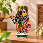 Handcrafted Lord Krishna Radha Wooden Figurine | Traditional Indian Hand-Painted Couple Statue for Home Décor, Pooja Room, Living Room & Gifting - Image 3