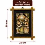 Terracota Ganesh Parvati Wall Decoration for Festivals and Gifting (25X30 cm) - Image 4