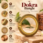 Bangle 1 Net Design Gold Finish Statement Bracelet for Women, Elegant Traditional Fashion Jewellery for Festive Wear, Party and Gifting - Image 3