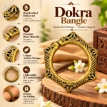 Bangle 3 Hexa Gold Finish Statement Bangle for Women, Intricate Filigree Design Traditional Fashion Jewellery for Festive Wear, Party and Gifting - Image 2