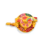 Artistic Aluminium Kettle with Hand-Painted Traditional Indian Folk Motifs - Image 2