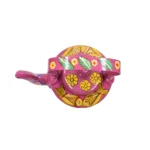 Decorative Aluminium Kettle with Vibrant Indian Folk Art Patachitra Design - Image 2
