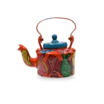 Patachitra Style Painted Aluminium Kettle for Traditional Home Décor - Image 4