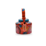 Patachitra Style Painted Aluminium Kettle for Traditional Home Décor - Image 2