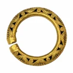Bangle 1 Net Design Gold Finish Statement Bracelet for Women, Elegant Traditional Fashion Jewellery for Festive Wear, Party and Gifting