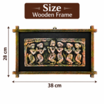Terracota Ras Lila Artwork with Wooden Frame,28X38cm - Image 5