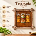 Handcrafted Wooden Owl Wall Hanging Frame with 3 Colorful Owl Figures | Traditional Indian Folk Art Decorative Wall Panel for Home Décor & Gifting - Image 3