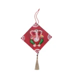 Teracota Hanging Ganesh Ji Decoration | Traditional Indian Religious Wall Art for Home Entrance and Festive Décor