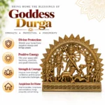 Divine Shakti Durga Idol with Family 7in X 6in - Image 2
