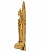 Durga Devi Golden Idol,traditional Goddess Idol with Ornate Frame for Worship ,decor & gifting 10in X 4inip, Décor & Gifting - Image 3