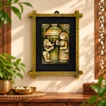 Terracota Ganesh Parvati Wall Decoration for Festivals and Gifting (25X30 cm) - Image 2