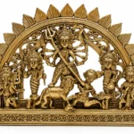 Divine Shakti Durga Idol with Family 7in X 6in