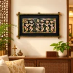 Terracota Ras Lila Artwork with Wooden Frame,28X38cm - Image 3