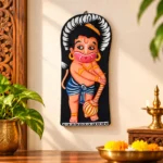 Bal Hanuman with Gada Wall Hanging - Image 2